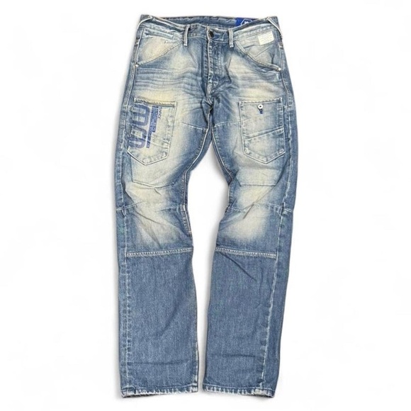Jack & Jones Other - Y2K J&J Core Bleach Faded Moto Jeans